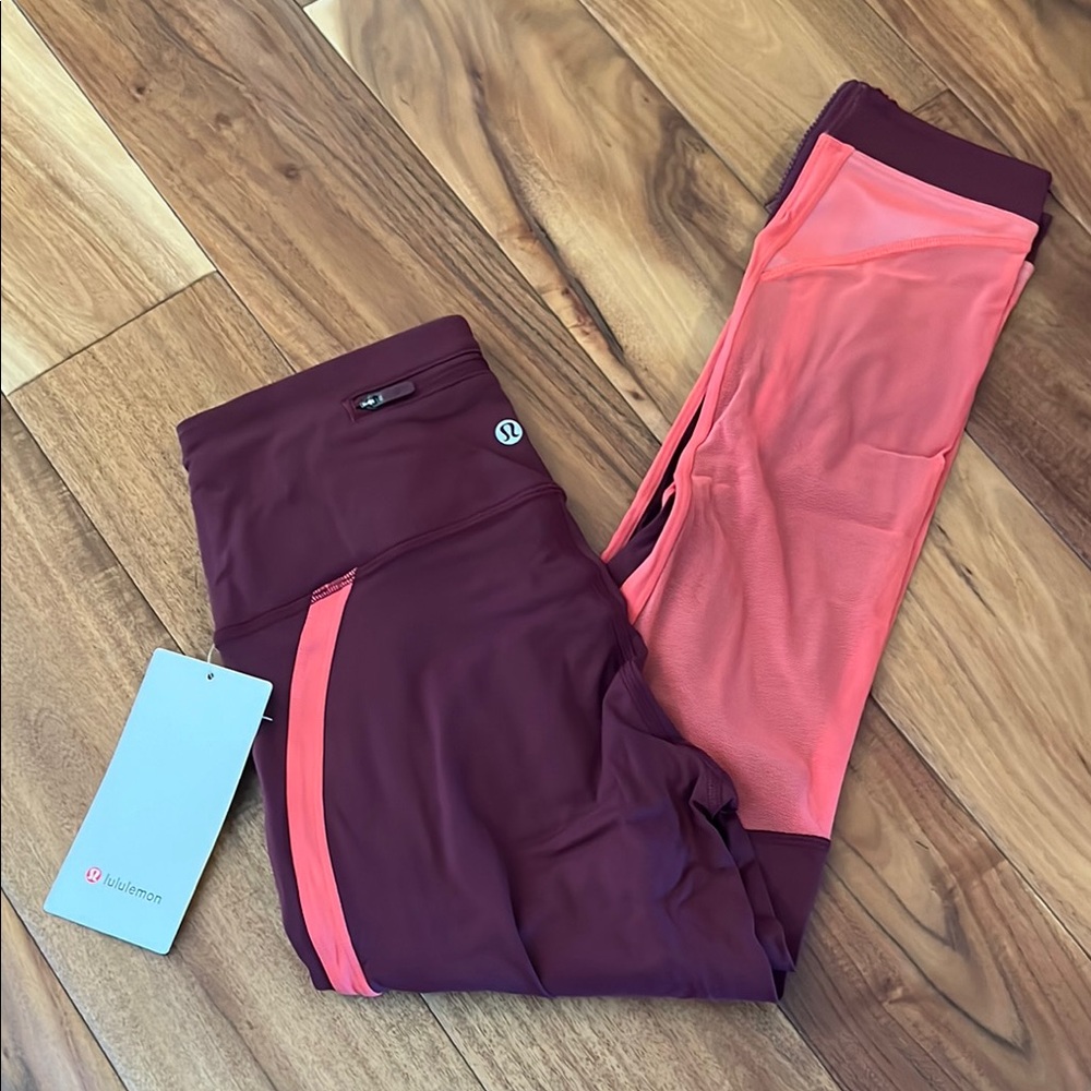 Lululemon Zip The Line Crops 23”